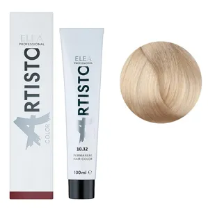 10/32 Стійка крем-фарба для волосся, 100 мл Permanent Hair Color ARTISTO ELEA Professional