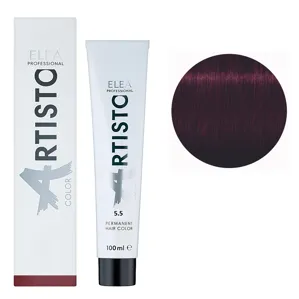 5/5 Стійка крем-фарба для волосся, 100 мл Permanent Hair Color ARTISTO ELEA Professional