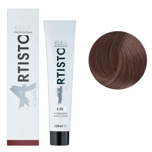 7/75 Стійка крем-фарба для волосся, 100 мл Permanent Hair Color ARTISTO ELEA Professional