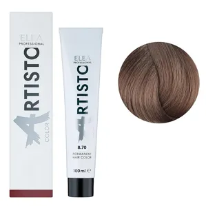 8/70 Стійка крем-фарба для волосся, 100 мл Permanent Hair Color ARTISTO ELEA Professional