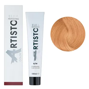 9/34 Стійка крем-фарба для волосся, 100 мл Permanent Hair Color ARTISTO ELEA Professional