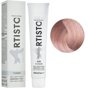 0/25 Безаміачна фарба для волосся, 100 мл Toner Color ARTISTO ELEA Professional