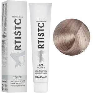 0/72 Безаміачна фарба для волосся, 100 мл Toner Color ARTISTO ELEA Professional