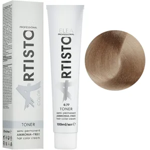 0/77 Безаміачна фарба для волосся, 100 мл Toner Color ARTISTO ELEA Professional