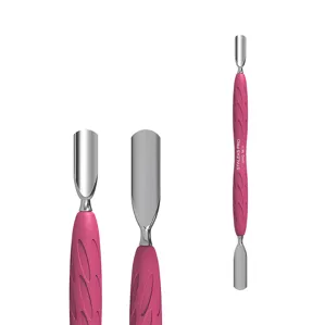 Лопатка манікюрна Gummy з силіконовою ручкою UNIQ 10 TYPE 1 (пушер округлий широкий та округлий вузький) PQ-10/1 STALEKS PRO