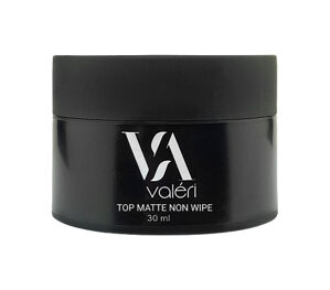 VALERI Matt Top Non Wipe Фініш матовий без липкого шару для гель-лаку 30 мл