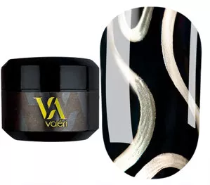 VALERI Metal Gel Paint Гель-фарба металізована 5 мл Gold