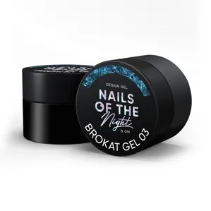 Гель для дизайну з різнобарвним брокатом та глітером для нігтів, 5 мл №3 Brokat Gel NAILSOFTHEDAY