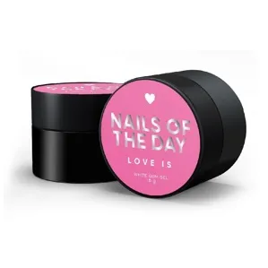 Гель-жуйка для створення об`ємних дизайнів, 15 г Love is...  White NAILSOFTHEDAY 