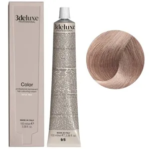 9/5 дуже світлий блондин махагоновий Фарба для волосся, 100 мл Permanent Hair Color 3Deluxe Professional
