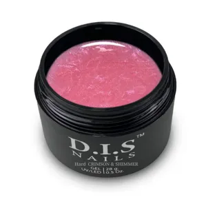 D.I.S.Nails Гель Hard CRIMSON & SHIMMER з шиммером 28 г