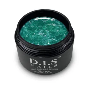D.I.S.Nails Гель Hard EMERALD & SHIMMER з шиммером 28 г