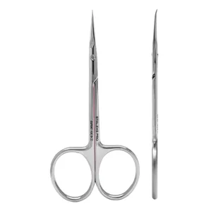 Ножиці професійні з гачком для кутикули ДЛЯ ЛІВШІ - EXPERT 13 TYPE 3 (SE-13/3) STALEKS PRO