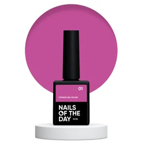 Гель-лак вітражний, 10 мл №01 Vitrage Gel Рolish NAILSOFTHEDAY 