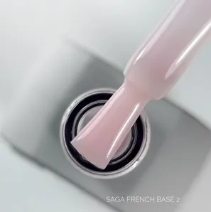База камуфлююча, 15 мл №02 French Base SAGA Professional