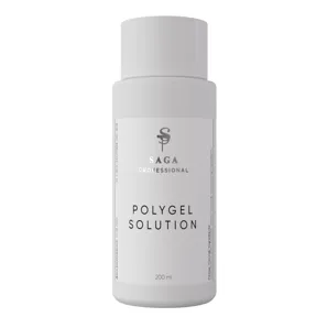 Рідина для полігелю, 200 мл Polygel Solution SAGA Professional