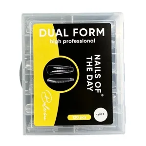 Верхні форми, 120 шт Type-8, Форма: Балерина Dual Form Balerina NAILSOFTHEDAY