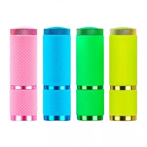 Ліхтарик портативний УФ світлодіодний для манікюру 9 ВТ Art-nail (без батарейок) зелений