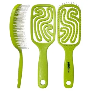 Щітка масажна, продувна, середня (червона, жовта, блакитна, салатова) 5472-G4 PROLine