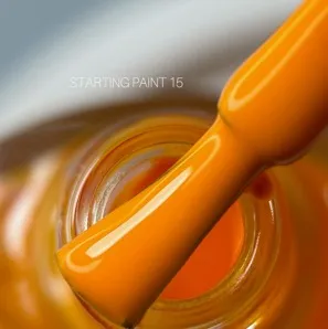 Лак-фарба для стемпінга, 8 мл №15 Колір: Шафрановий Stamping Paint SAGA Professional