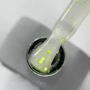 Топ матовий, 9 мл №05 MOSAIC TOP SAGA Professional