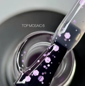 Топ матовий, 9 мл №06 MOSAIC TOP SAGA Professional