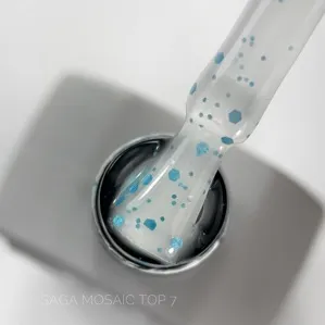 Топ матовий, 9 мл №07 MOSAIC TOP SAGA Professional