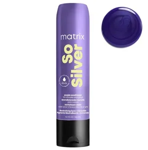 Кондиціонер для нейтралізації жовтизни волосся з фіолетовим пігментом, 300 мл Purple Conditioner  So Silver Total Results MATRIX  (Оновлена формула)