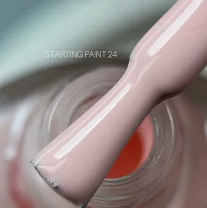 Лак-фарба для стемпінга, 8 мл №24 Колір: Ніжно-рожевий Stamping Paint SAGA Professional