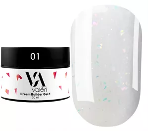 VALERI Dream Collectoin Builder Gel Гель для нарощування 30 мл №001 DREAM 