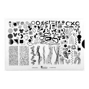 Пластина для стемпінгу №09 "Spase" SAGA Professional 
