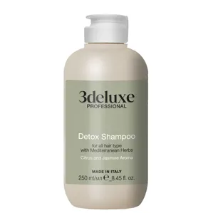 Шампунь для всіх типів волосся з середземноморськими травами, 250 мл Detox Shampoo 3deluxe Professional