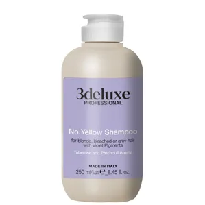 Шампунь для нейтралізації жовтизни, 250 мл No. Yellow Shampoo 3deluxe Professional