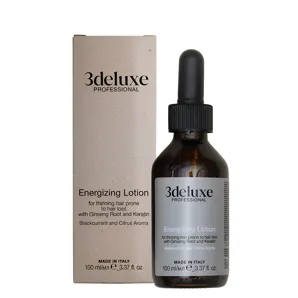 Лосьйон від випадіння волосся з екстрактом кореня женьшеню та кератином, 100 мл Energizing Lotion 3deluxe Professional