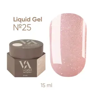 Гель рідкий для укріплення нігтів 15 мл №025 Liquid Gel VALERI