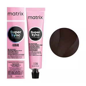 4BR Тонер для волосся на лужній основі без аміаку, 90 мл SUPER SYNC  Pre-Bonded MATRIX