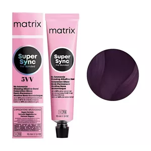 5VV Тонер для волосся на лужній основі без аміаку, 90 мл SUPER SYNC  Pre-Bonded MATRIX