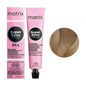 9NA Тонер для волосся на лужній основі без аміаку, 90 мл SUPER SYNC  Pre-Bonded MATRIX