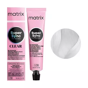 CLEAR Прозорий Тонер для волосся на лужній основі без аміаку, 90 мл SUPER SYNC  Pre-Bonded MATRIX