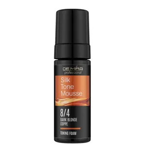 8/4 русявий мідний Тонувальний мус з шовком, 120 мл SilkTone Mousse DEMIRA Professional