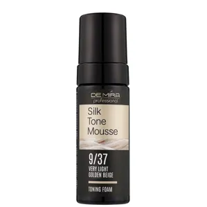 9/37 дуже світлий золотистий беж Тонувальний мус з шовком, 120 мл SilkTone Mousse DEMIRA Professional
