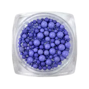 Намистинки для декору №05 Purple Puffy Dot SILLER Professional 