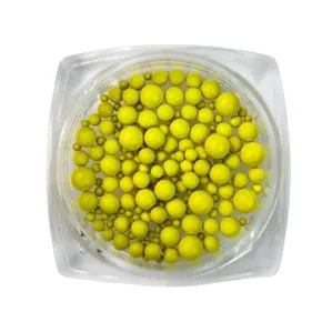 Намистинки для декору №01 Yellow Puffy Dot SILLER Professional 