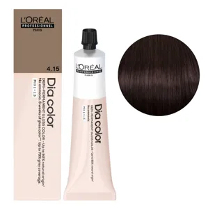4/15 Фарба тонуюча на лужній основі без аміаку, 60мл Alkaline Demi-permanent cream color Dia Color L`Oreal Professionnel