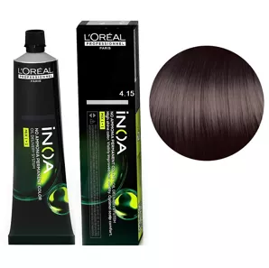 4/15 Фарба для волосся стійка без аміаку, 60мл No-Ammonia Permanent Color  INOA L`Oreal Professionnel 