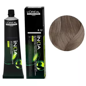 8/12 Фарба для волосся стійка без аміаку, 60мл No-Ammonia Permanent Color  INOA L`Oreal Professionnel 
