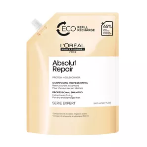Шампунь для інтенсивного відновлення пошкодженого волосся, 500мл (Refil)  Shampoo Absolut Repair Serie Expert L`Oreal Professionnel