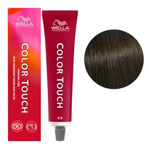 4/0 середній шатен натуральний Фарба для тонування волосся без аміаку (Оновлена формула), 60 мл COLOR TOUCH Wella Professionals