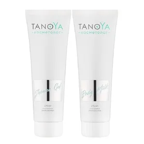 Б`юті набір з полінуклеотидами та кашеміром, 2 продукти (Молочко для тіла + Гель-душ) TANOYA Cosmetolog 