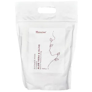 Альгінатна маска для обличчя зволожувальна з "Алое та олією оливи", 1000 г ALOE VERA & OLIVE Classic Alginate Mask Massena